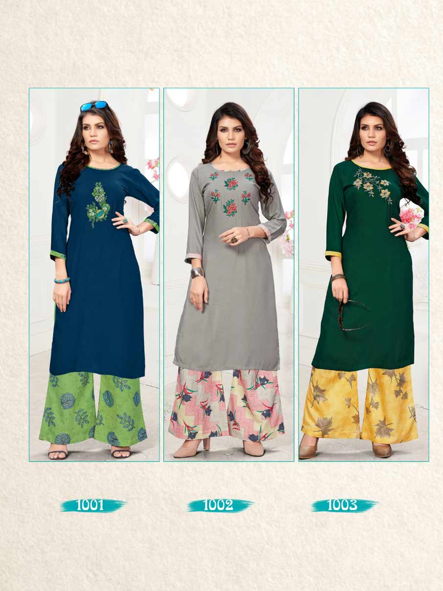 Apple Brand City Girl Vol-1 Palazzo Kurti Catalog Apple Brand City Girl Vol-1 Palazzo Kurti Catalog